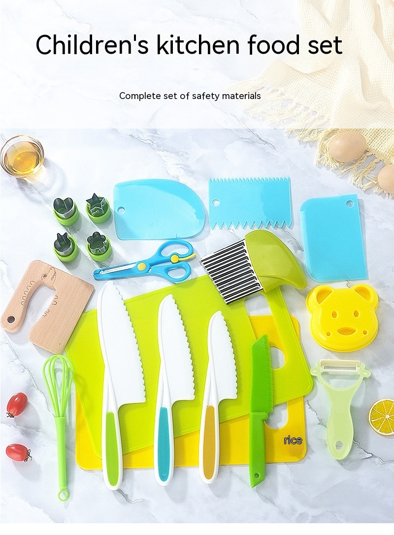 Children's Plastic Birthday Cake Stand Knife Toy Suit - Image 6