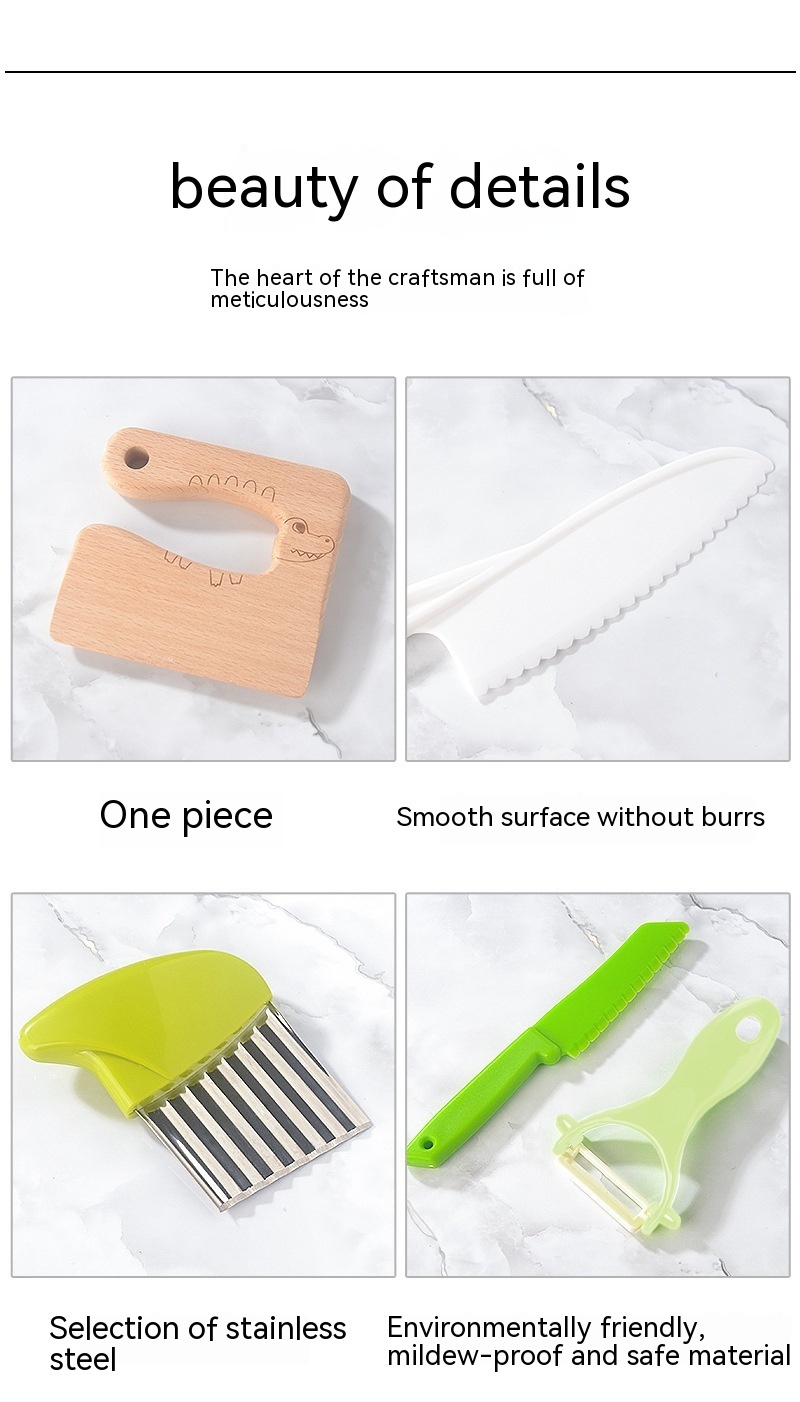 Children's Plastic Birthday Cake Stand Knife Toy Suit - Image 2