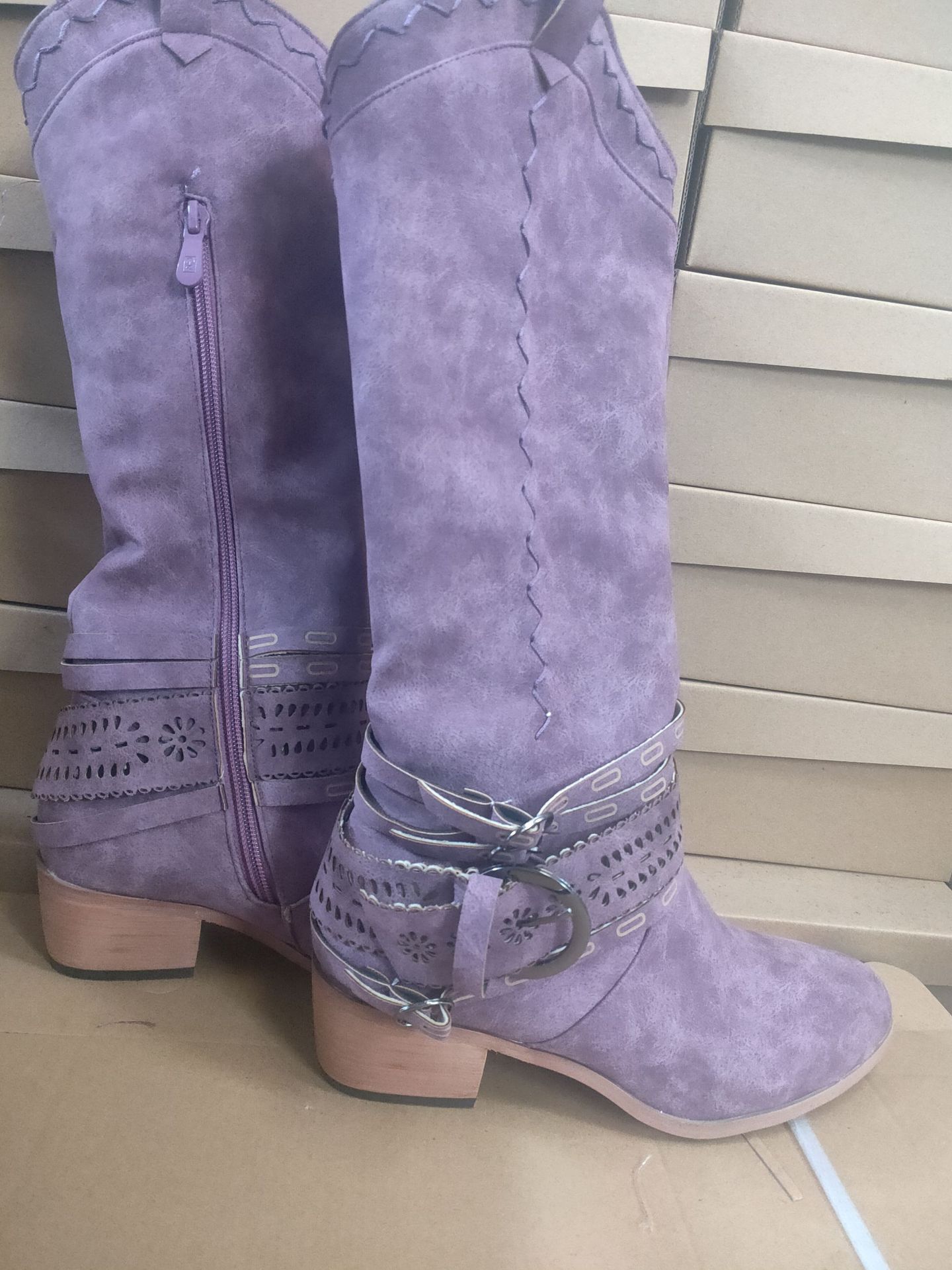 Martin boots, women's medium boots, Knights' boots - Image 6