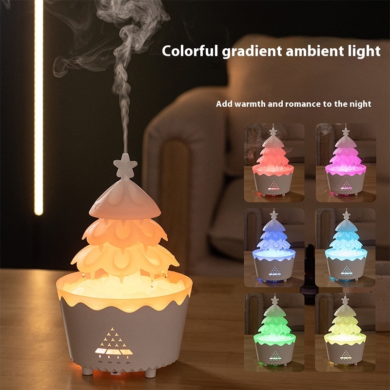 New Design Essential Oil Aroma Diffuser Household Mute Small Remote Control Humidifier Suitable For Home Christmas Gift - Image 8