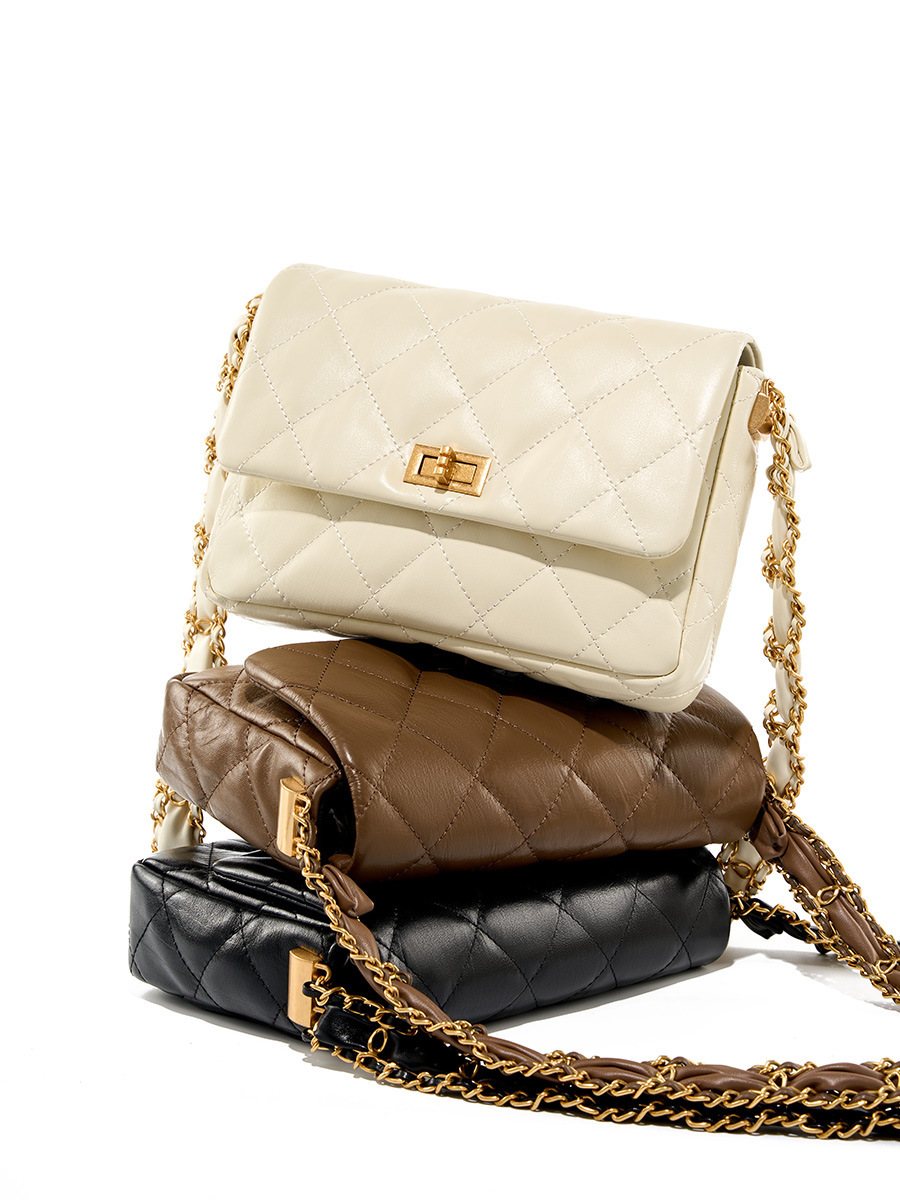 New Black Gold Castle Messenger Bag - Image 6