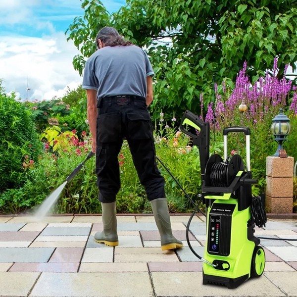 High Pressure Portable Cleaning Machine – Green - Image 5