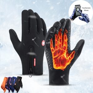 Winter Touch Screen Riding Gloves – Waterproof Fleece