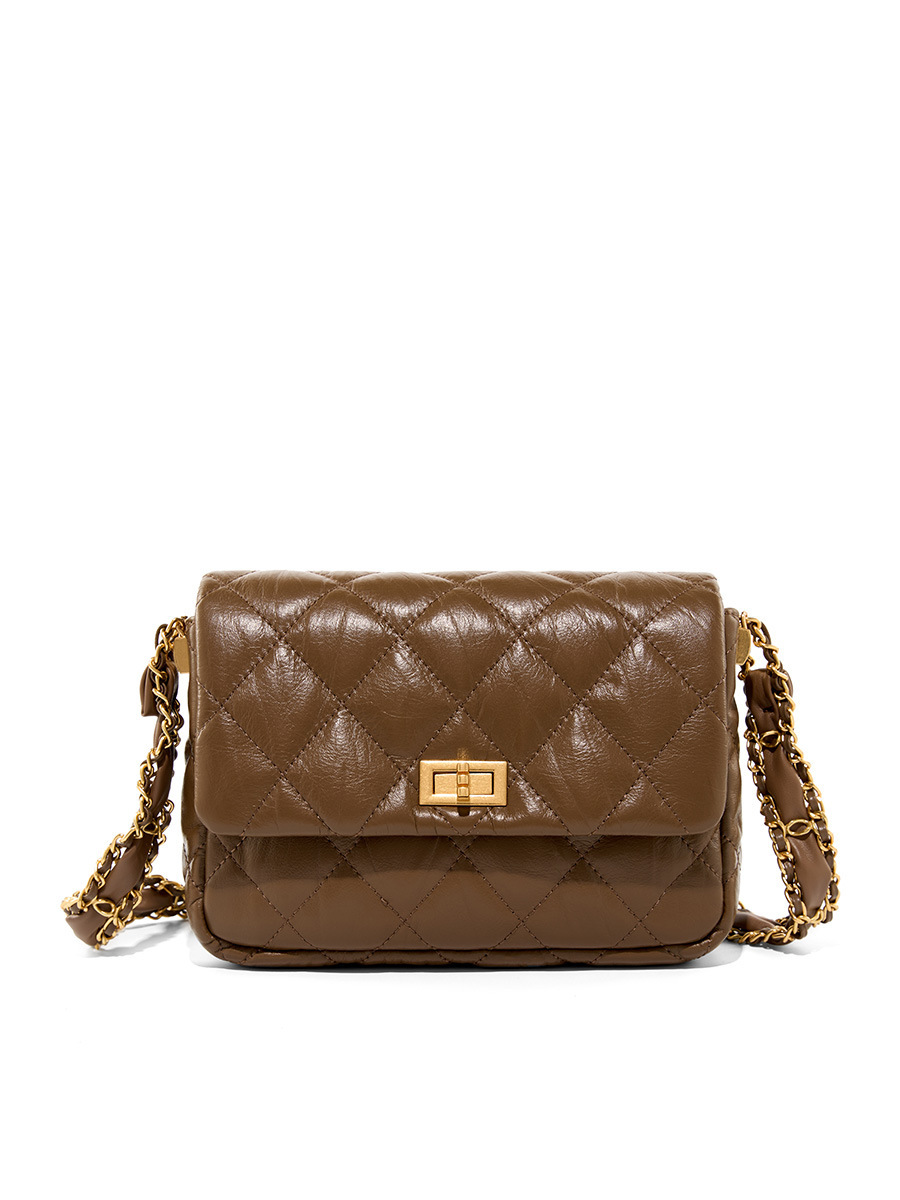 New Black Gold Castle Messenger Bag - Image 5