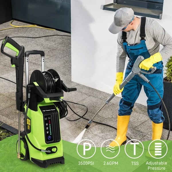 High Pressure Portable Cleaning Machine – Green - Image 6