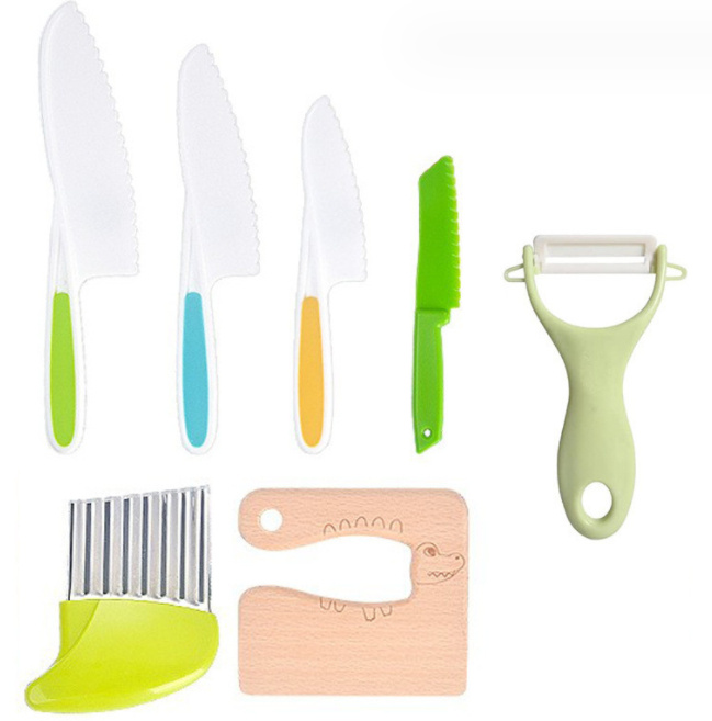 Children's Plastic Birthday Cake Stand Knife Toy Suit - Image 3