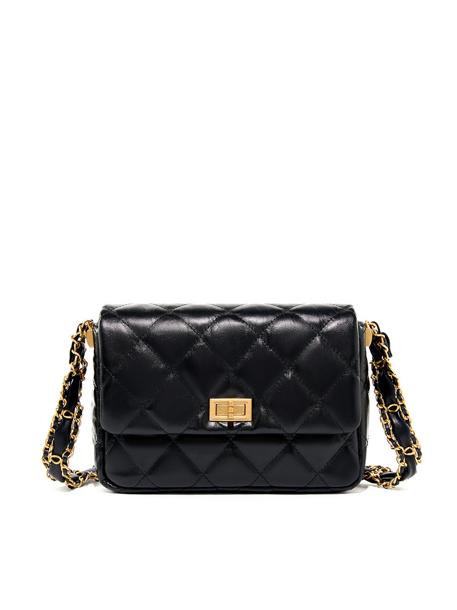 New Black Gold Castle Messenger Bag - Image 7