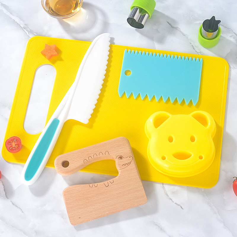 Children's Plastic Birthday Cake Stand Knife Toy Suit - Image 4