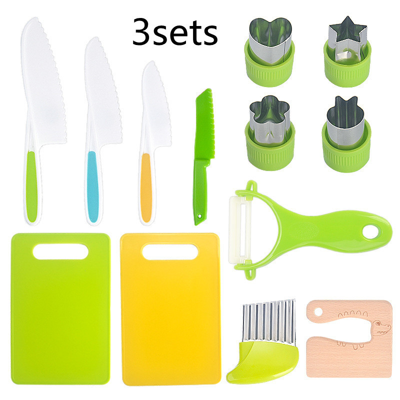 Children's Plastic Birthday Cake Stand Knife Toy Suit - Image 7