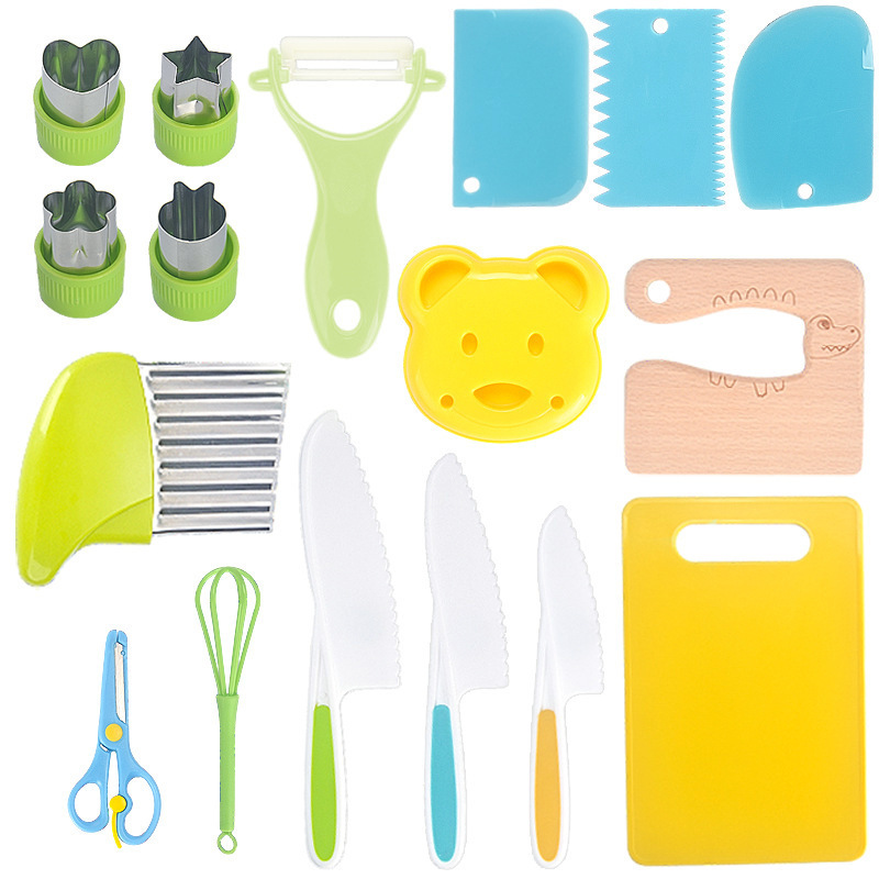 Children's Plastic Birthday Cake Stand Knife Toy Suit - Image 5